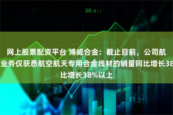 网上股票配资平台 博威合金：截止目前，公司航空航天业务仅获悉航空航天专用合金线材的销量同比增长38%以上